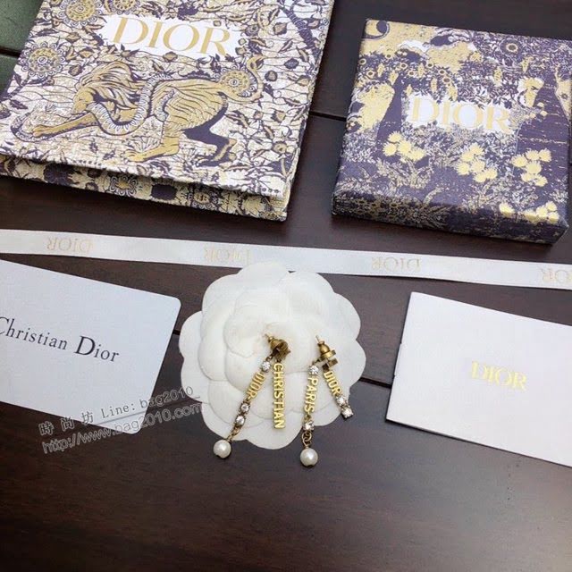 Dior飾品 迪奧經典熱銷款迪奧字母耳釘耳環  zgd1457